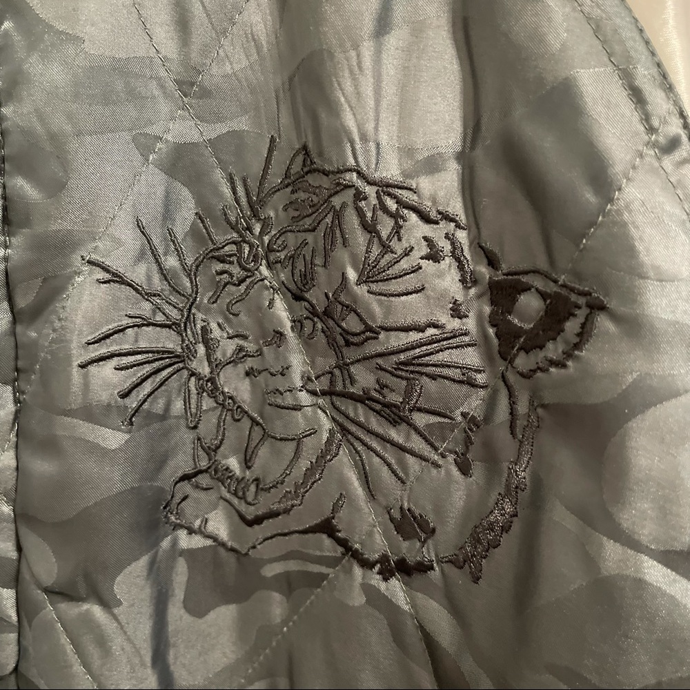 ASOS Embroided Bomber Jacket - Picture 3 of 4